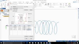 SPIRAL COMMAND IN SOLID EDGE ST9 [upl. by Notxam]