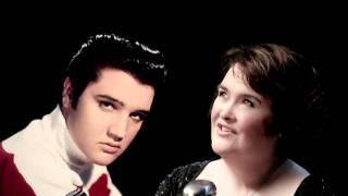 Elvis Presley amp Susan Boyle  o come all ye faithful 2013 [upl. by Jojo749]