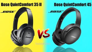 Bose QuietComfort 35 II vs Bose QuietComfort 45 Comparison [upl. by Notnert]