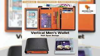 Carbon Fiber Men’s Wallet with RFID Protection and Coin Pocket [upl. by Tama]