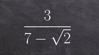 Multiplying a binomial by the conjugate to simplify with radicals [upl. by Cacia161]