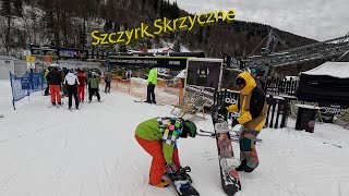 Szczyrk Mountain Resort Cała Trasa Narsiarska Hala Skrzyczeńska do stacji Solisko 2024🏂🏻 4K UHD [upl. by Ynnhoj514]