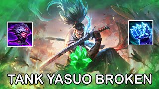 TANK YASUO MIGHT BE BROKEN 😱  TheWanderingPro [upl. by Goran393]