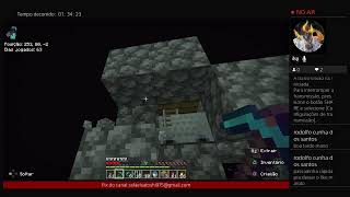 Minecraft  A live ta abrida Bora fazer uma farm ou quase [upl. by Refotsirhc]