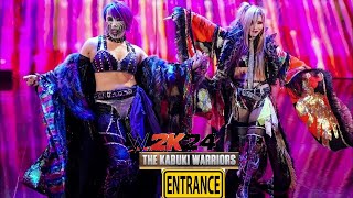 WWE 2k24 The Kabuki Warriors Entrance [upl. by Reisch598]