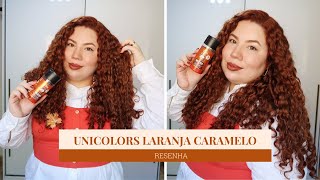 UNICOLORS MÁSCARA PIGMENTANTE LARANJA CARAMELO  MAGIC COLOR  ERIKA CIBELLE [upl. by Honig567]