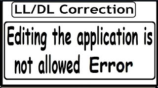 Editing the application is not allowed At this stage  Driving Licence [upl. by Eener]