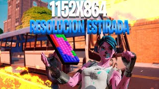 1152x864  RESOLUCION ESTIRADA  0 IMPUT LAG  FORTNITE  TEM7 CAP2 [upl. by Abey199]