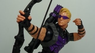 Marvel Legends Modern Hawkeye Rocket Raccoon Wave Figure Review [upl. by Rossen]