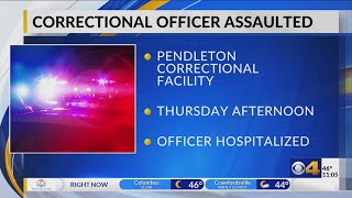 IDOC Indiana correctional officer assaulted by inmate taken to Indy hospital [upl. by Aya]