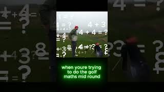 Mid Round Maths golf theartofsimplegolf seedball golfball golfer [upl. by Roach652]