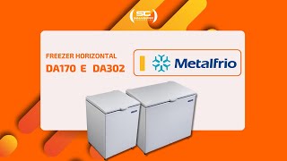 Freezer horizontal DA170 e DA302  SALVADOR COMERCIAL [upl. by Annil]