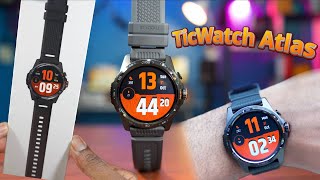 TicWatch Atlas REVIEW An Ultra Smartwatch with Google WearOS that Cost Less [upl. by Airuam]