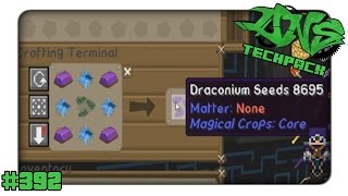 Minecraft DNS Techpack 392 Draconium Seeds Magical Crops Core [upl. by Va]