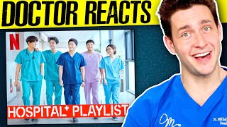 Doctor Reacts To Hospital Playlist  Medical KDrama Review [upl. by Kcired579]