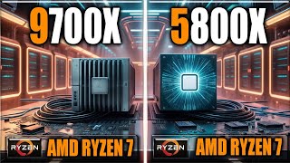 9700X vs 5800X Benchmarks  Tested in Games and Applications [upl. by Erdda]