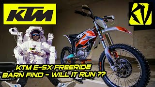 KTM Freeride ESX Left for 5 years without charge  Will it run  EBike Barn Find [upl. by Honniball762]