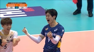 V리그 KB손해보험  한국전력 MVP 김인혁 1126 [upl. by Emmer]