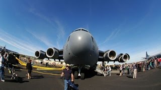 Boeing C 17 Globemaster III at RAAF Bullsbrook Airshow 2012 Perth [upl. by Piers]