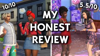 My Honest Review of Urban Homage Kit and Party Essentials Kit in The Sims 4 [upl. by Lorilyn]