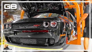 Inside CAR FACTORY Producing the Powerful DODGE CHALLENGER  Production Line [upl. by Adym345]