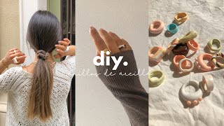 diy 001 anillos de arcilla  Rita Canals [upl. by Buhler]