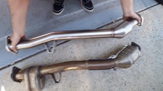 Completing The Exhaust to the FRS Motiv Front Pipe Install [upl. by Boony442]