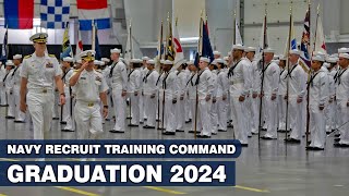 Navy Recruit Training Command Graduation 2024 Part 2 [upl. by Kalasky]