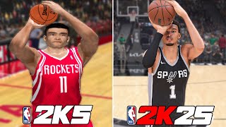 Three With Tallest Player In Every NBA 2K [upl. by Bonaparte129]