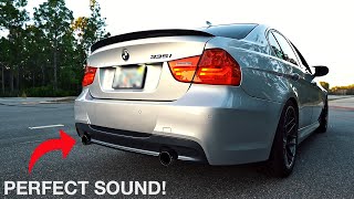 Pure Exhaust Sound  BMW Performance Exhaust on a 2011 BMW E90 335i N55 [upl. by Waechter]