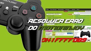 Resolver erro do Motioninjoy  0X1 ffffdb9 amp 0Xffffdb8 [upl. by Broderick312]