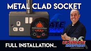 How to install a metal clad socket  Garage socket [upl. by Schlessinger816]