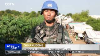 Chinese troops playing important role in peacekeeping in S Sudan [upl. by Azelea]