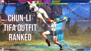 ChunLi Tifa Outfit  Street Fighter 6 Ranked [upl. by Clerissa]