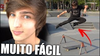 10 MANOBRAS MAIS FÁCEIS QUE OLLIE  COMO ANDAR DE SKATE [upl. by Ellerrehs]