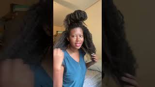 Mini twist takedown 😁 shorts naturalhairstyles [upl. by Sredna187]