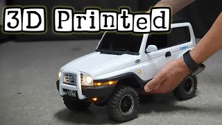 3D printed RC body  SsangYong Korando 쌍용 뉴코란도 [upl. by Leahcam]