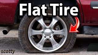 How to Inflate a Flat Tire on Your Car Tire Inflator [upl. by Haimehen]