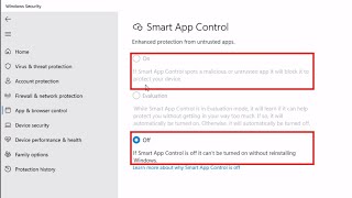 How To Enable Or Disable Smart App Control In Windows [upl. by Alicea]