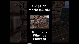 Otro Skip de Whomps fortress nintendo bug supermario mario64 [upl. by Blank287]