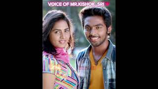 Anbe Anbe  Cover Song with Lyrics  Darling Movie l Voice By MrkishokSri [upl. by Fotzsyzrk596]