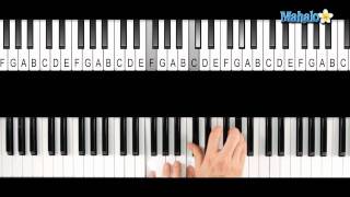 How to Play a Dflat Major 7 Dbmaj7 Chord on Piano [upl. by Aamsa]