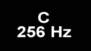 C 256 Hz hertz Tone for Instrument Tuning [upl. by Acinoev508]