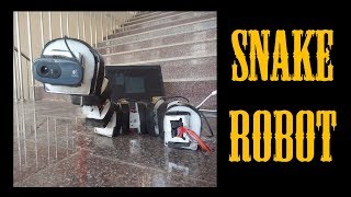 SnakeRobot   How to make a Snake robot Snake robot with Arduino  robo snake How it works [upl. by Ebag]