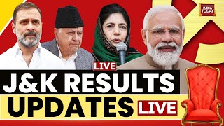 India Today LIVE Jammu Kashmir Results LIVE  Assembly Election Result LIVE Updates  JampK News LIVE [upl. by Vannie]