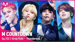 Stray Kids  Thunderous Comeback Stage  엠카운트다운 EP722  Mnet 210826 방송 [upl. by Ahsikam]