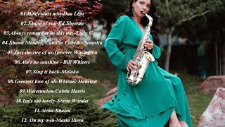 Saxophone covers of famous songs Playlist 2024Greatest Sax melodies [upl. by Ange]