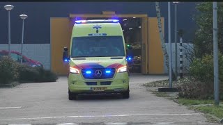 Nieuwe Ambulance 12141 en vele Andere hulpdiensten met spoed in Haarlem en Velserbroek [upl. by Anifesoj669]