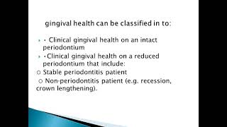 classification of periodontal disease [upl. by Weiman]