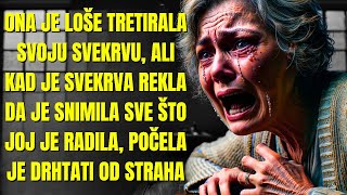 ONA JE LOŠE TRETIRALA SVOJU SVEKRVU ALI KAD JE SVEKRVA REKLA DA JE SNIMILA SVE ŠTO JOJ JE RADILA [upl. by Sidwohl]